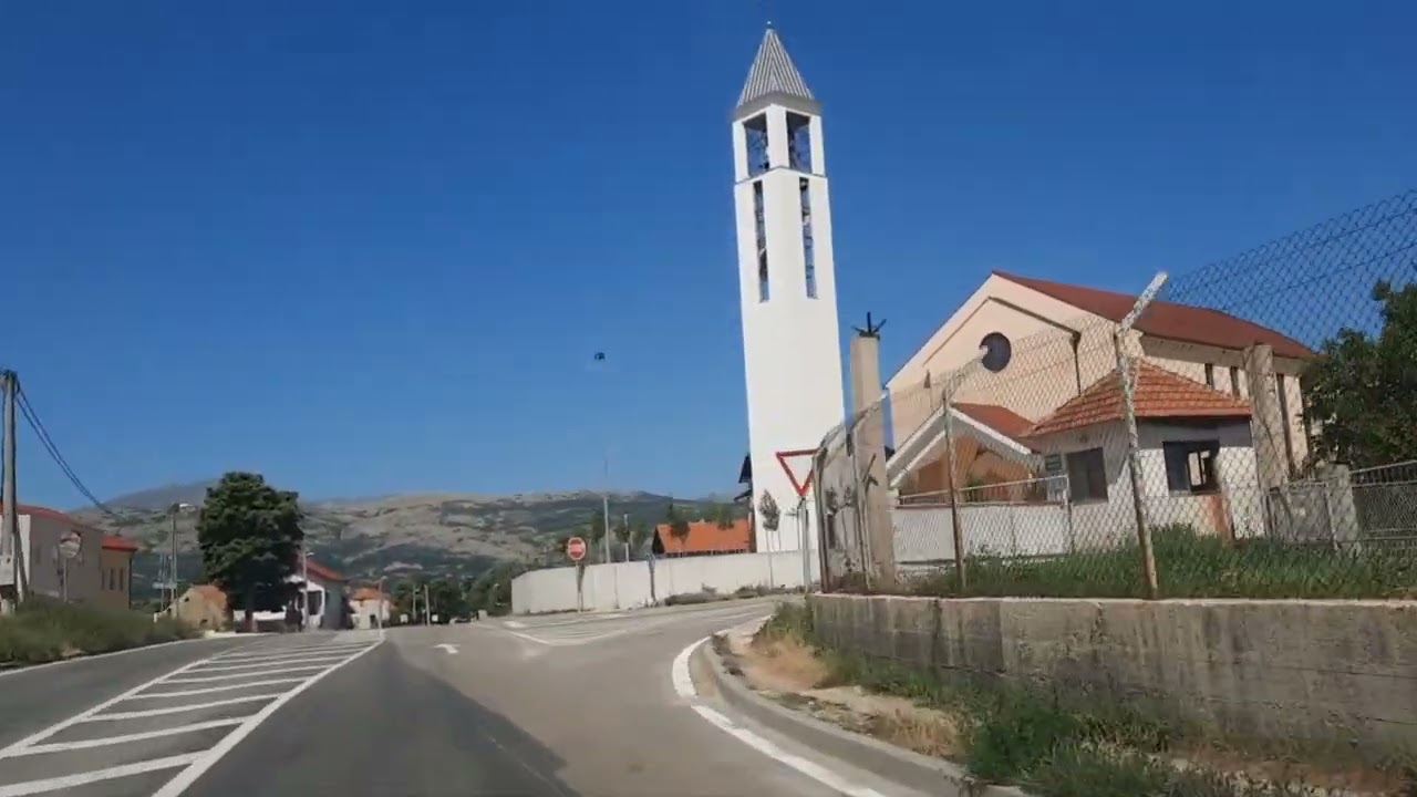 Vožnja kroz Trilj - granični prijelaz 