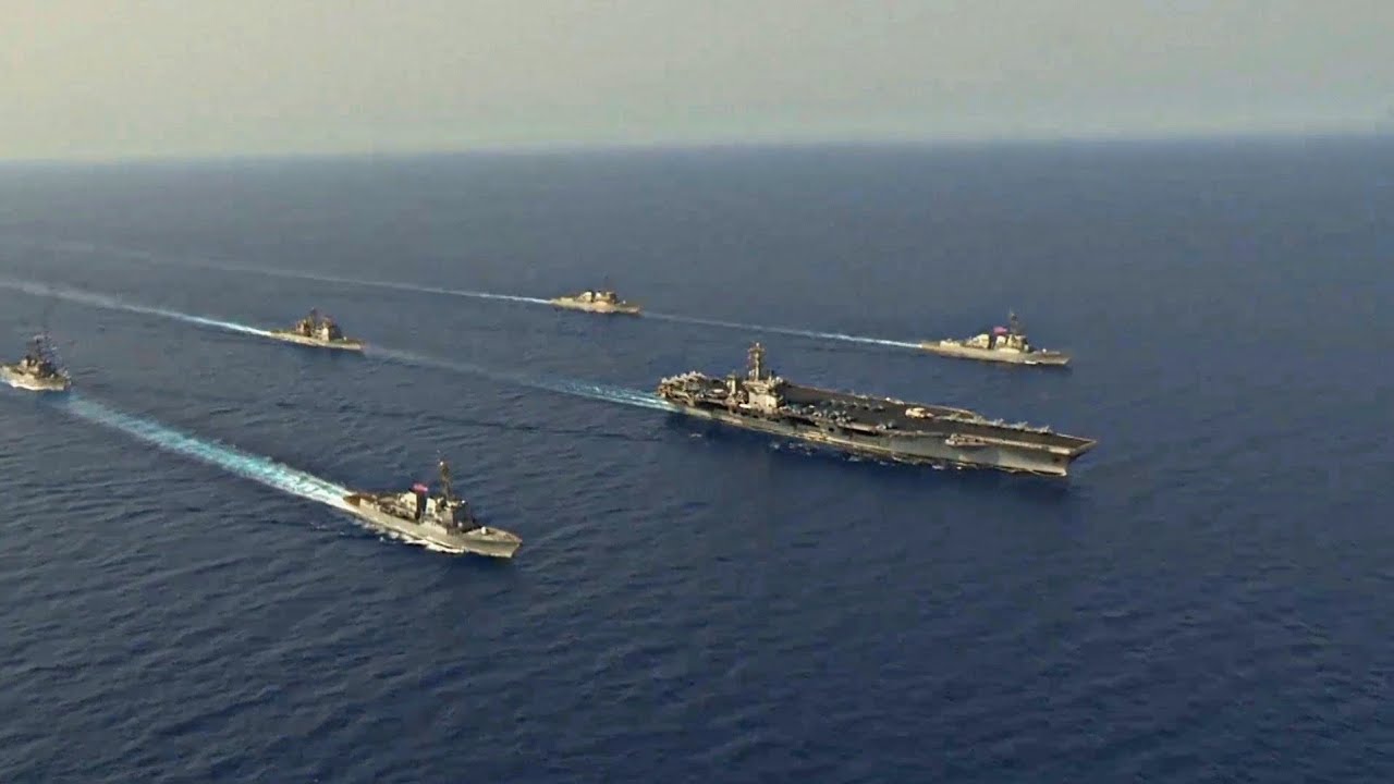USS Nimitz CVN-68 Carrier Strike Group in U.S. 5th Fleet AOR | Persian Gulf Operations