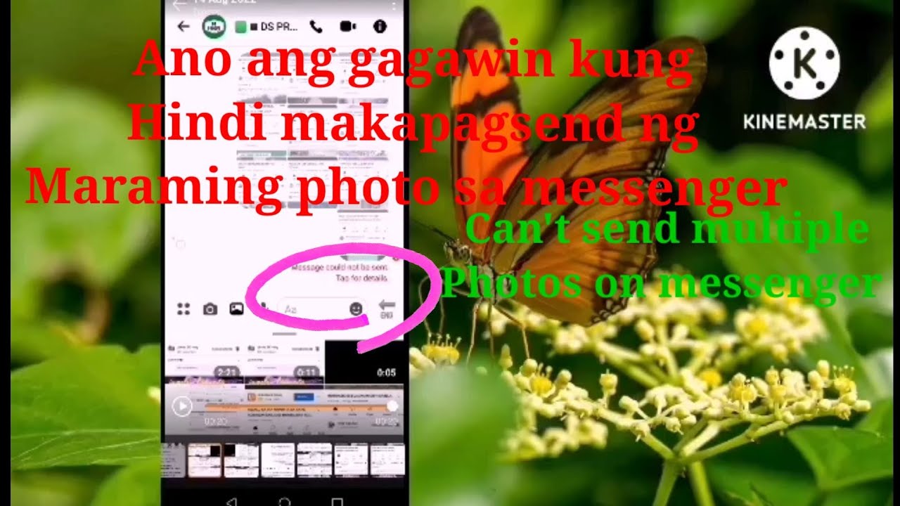 Ano ang gagawin Kung hindi makapagsend ng photos sa messenger#can't send photos on messenger
