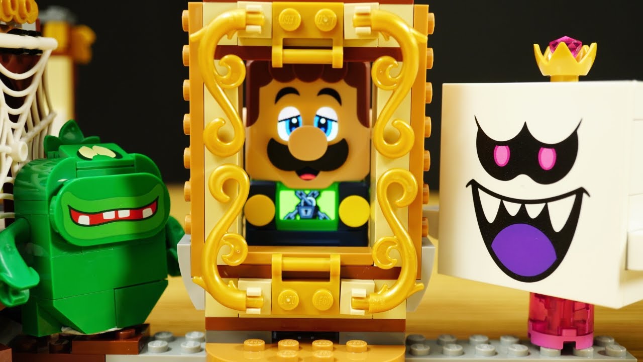 LEGO Super Mario stopmotion anime!「LUIGI'S MANSION Haunt and seek #2」「キングテレサのひみつのおばけやしき チャレンジ?#2」