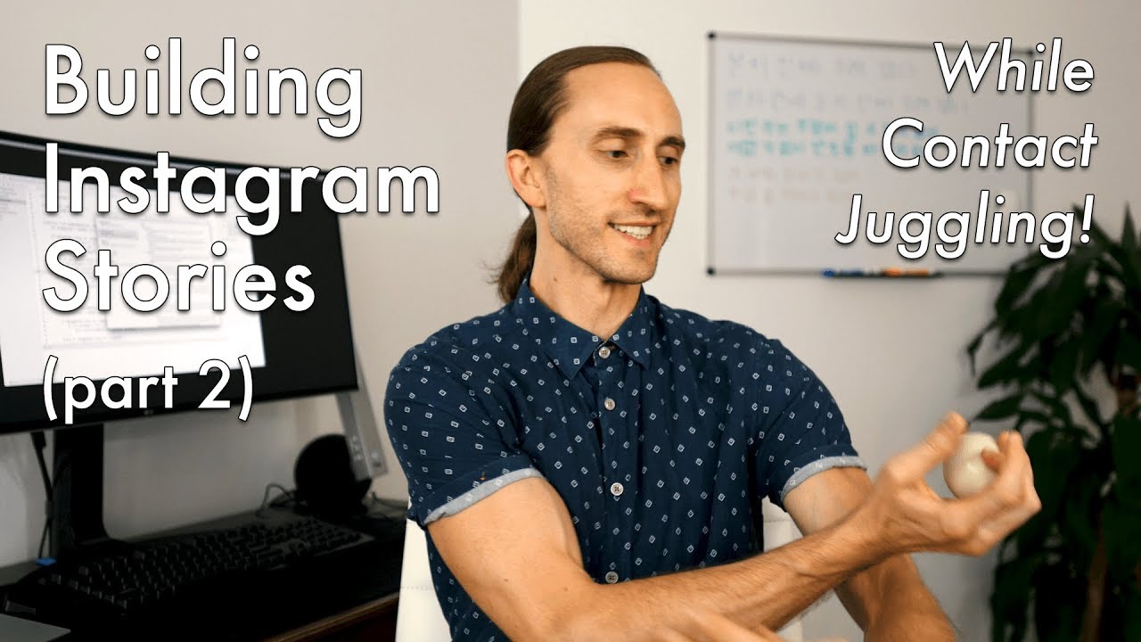 Building Instagram Stories Part 2 - Rotating and Scaling Stickers - And Contact Juggling