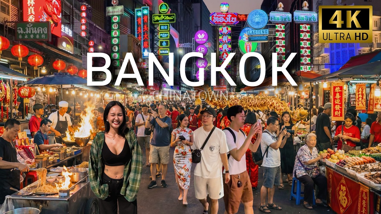 🇹🇭 4K | Walking Bangkok Chinatown | BEST Street Food in the World | Thailand 2026