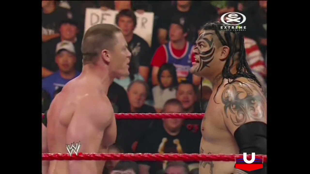 WWE Raw 26.05.2008: JBL & Umaga vs. John Cena & Jeff Hardy - PL