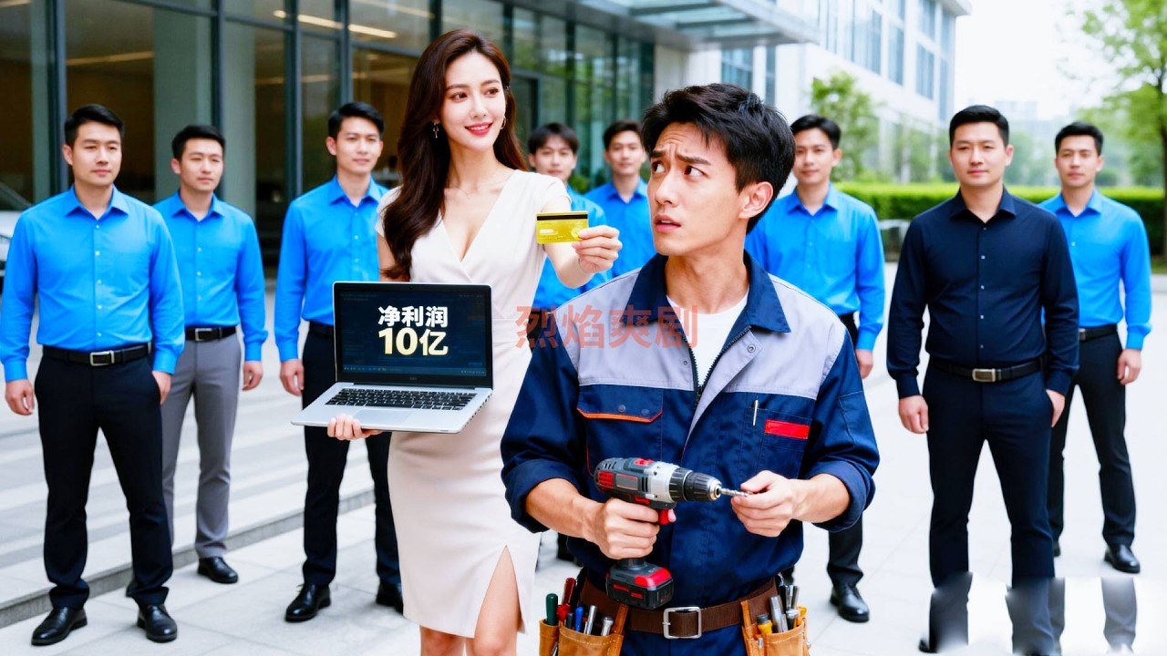 被驅趕的維修工1根手指解決女總裁的商業危機，10s狂賺10億，女總裁察覺他身份，得知他單身攜億萬家產搶婚！#爽劇 #逆襲 #反轉