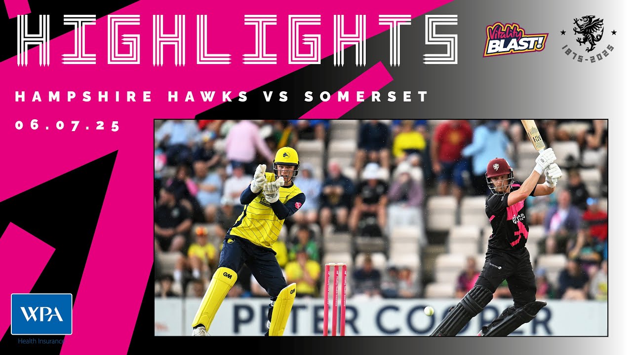 HIGHLIGHTS: Somerset win LAST OVER THRILLER against Hampshire!