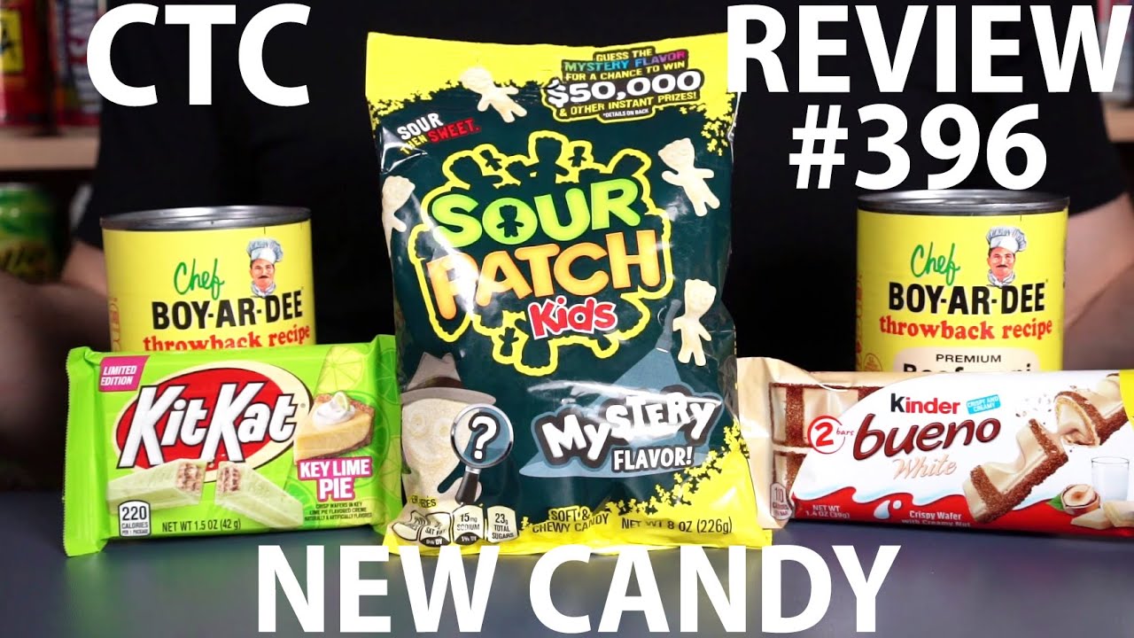 Key Lime Pie Kit Kat vs. Kinder Bueno White vs. Sour Patch Kids Mystery (CTC Review 396)
