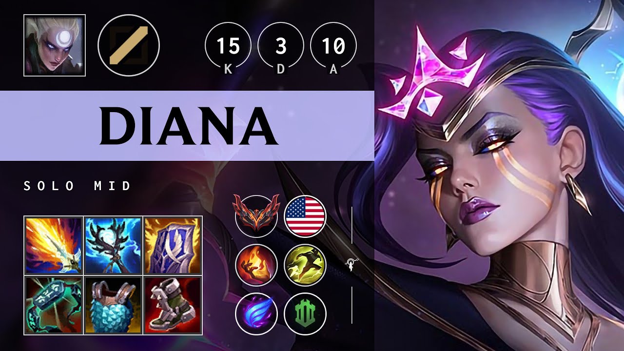 Diana Mid vs Viktor - NA Grandmaster Patch 25.S1.2