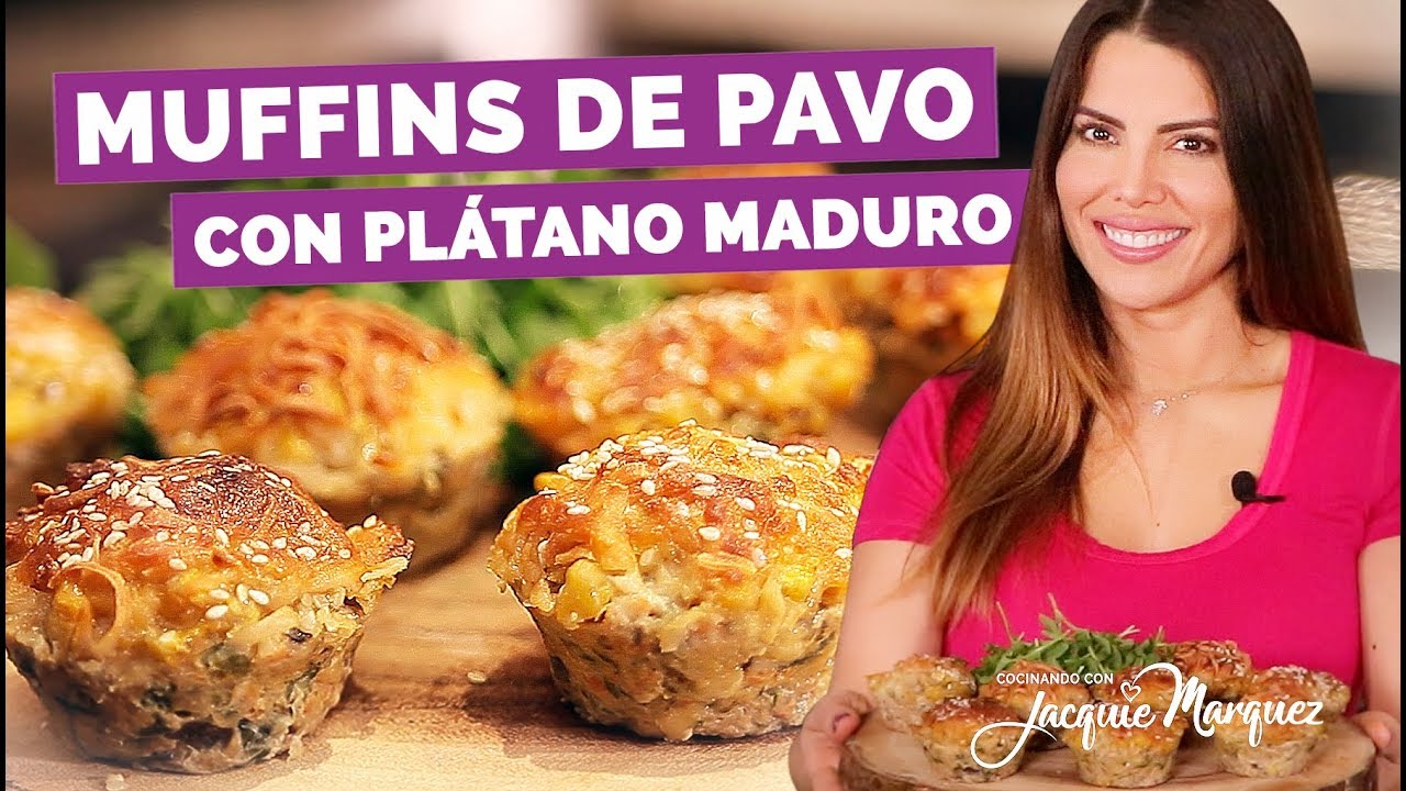 MINI PASTEL DE PAVO Y PLATANO | Ideas Saludables - Jacquie Marquez
