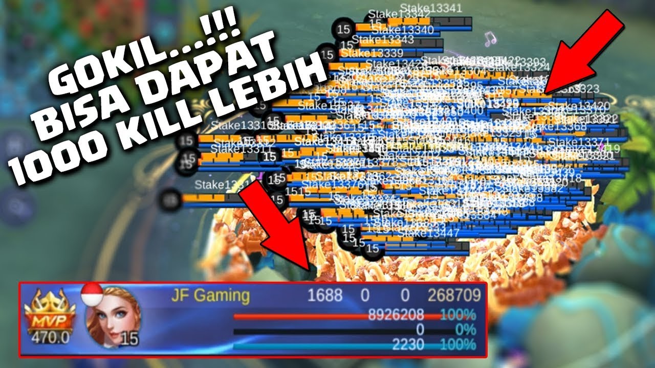 GORD ❤ ODETTE VS LAYLA, 1000 KILL 😂 FULL BLOOD WINGS 😂 HANYA DISINI BISA KILL BANYAK!! 🤣