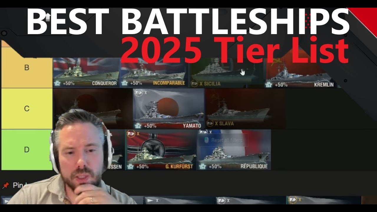 Best Battleships 2025 - Tier List