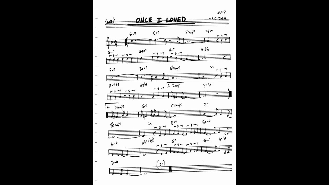 Once I loved   Bossa Nova   Backing Track ⧸ Play Along RvLOmik46mA