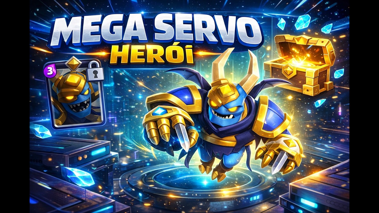 MEGA SERVO HERÓI É BOM MESMO ? -  CLASH ROYALE
