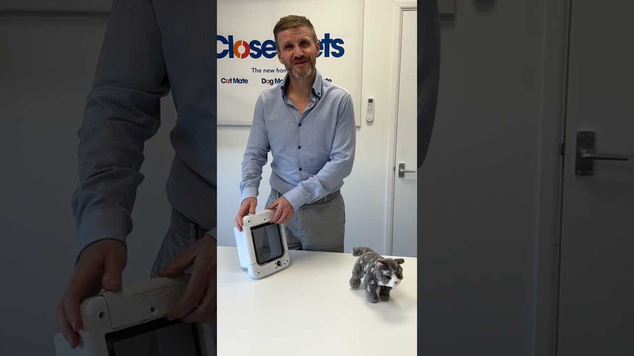 Closer Pets &mdash; Дверца/дверца для кошек Cat Mate 360 ​​с микрочипом &mdash; Как запрограммировать / добав...