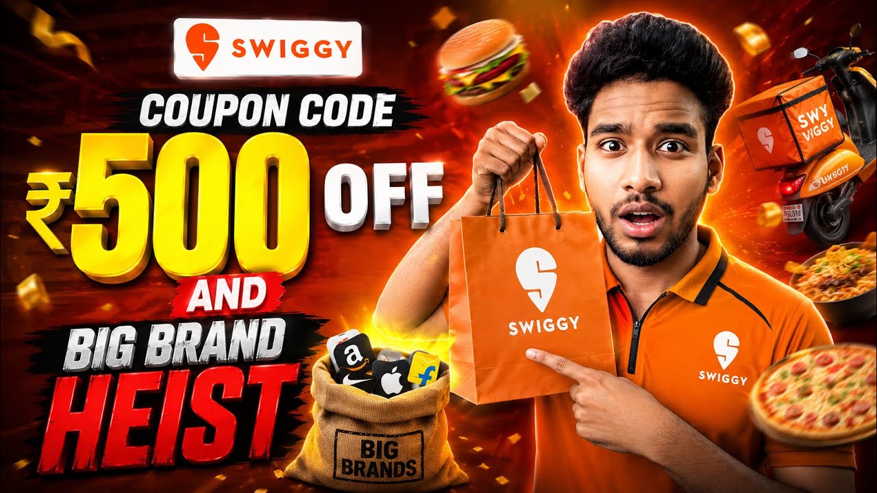 🚀 Swiggy Coupon Code Today 2026 💸 | Latest Swiggy Offers, Promo Codes & Instant Food Delivery