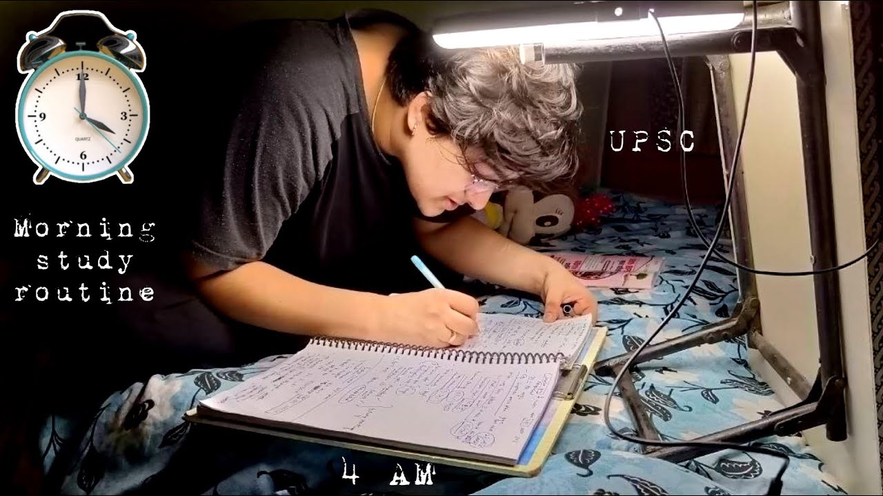My Early Morning (4 AM) study routine || self study motivation for students*MY STUDY ROUTINE VLOG