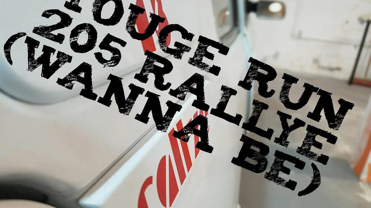205 Rallye (Wanna be Project) Touge run + Grinding gears//CrOcKVTS