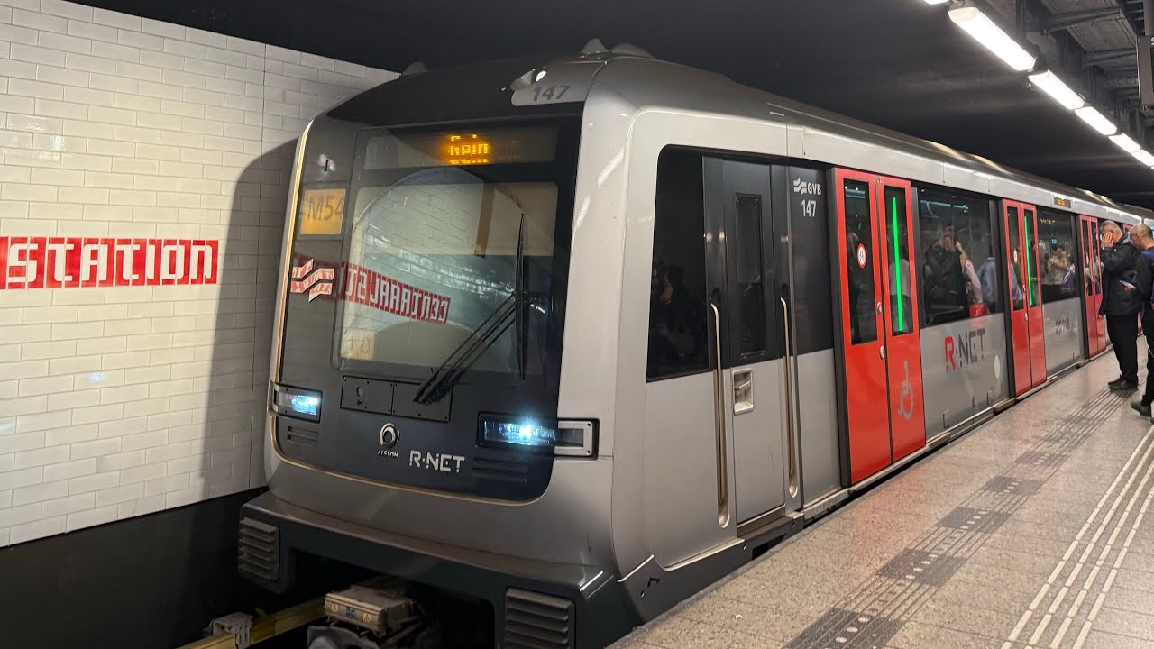 M54 - Amsterdam Metro Ride From Amstelstation To Bijlemer ArenA