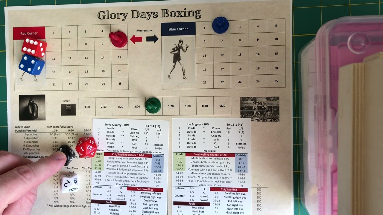 Glory Days Boxing Best of the 1970s Heavyweight Tournament Round One:  Jerry Quarry vs Joe Bugner!