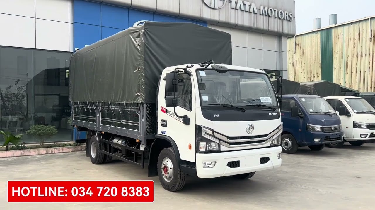 Xe Tải TMT CAPTAIN C750L tải trọng 3,5 tấn thùng dài 5m3 mới nhất 2026.