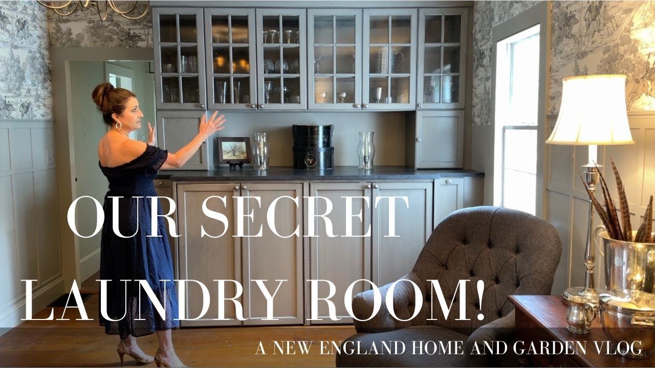 Room Tour! Come see our secret laundry room. A weekly New England home and garden vlog