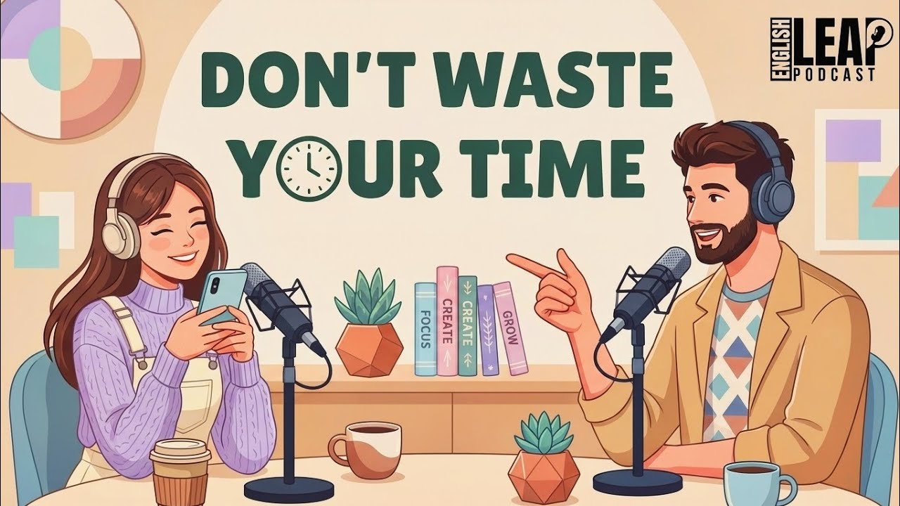 Don't Waste your Life| Learning English Podcast for easy conversation practice| English poadcast 