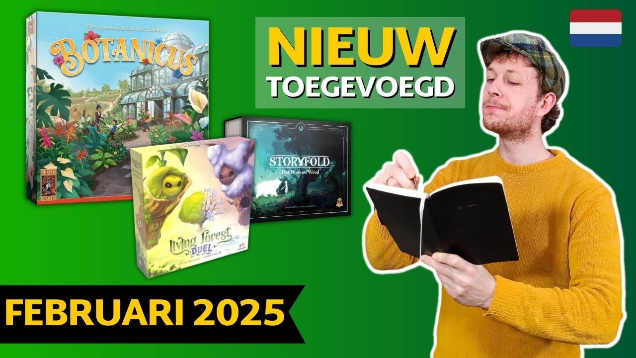 Aangekondigde bordspellen - Februari 2025