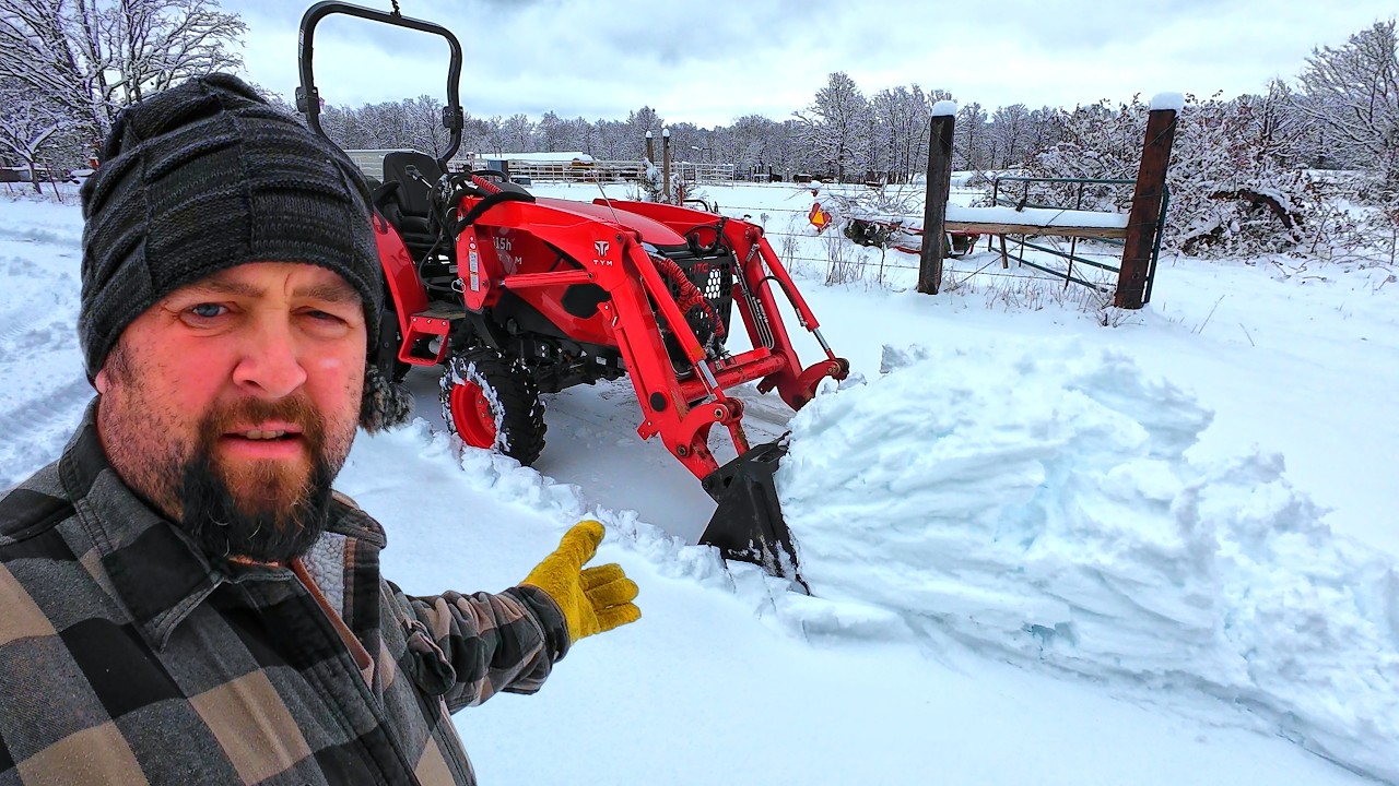 Want SNOW FREE Driveways? Watch This TYM 2515H Review Now!