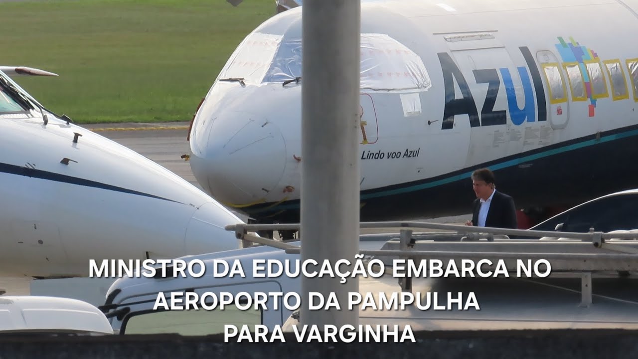 CAMILO SANTANA: MINISTRO EMBARCA NO AEROPORTO DA PAMPULHA A BORDO DO EMBRAER VC-99C (2561) DA FAB