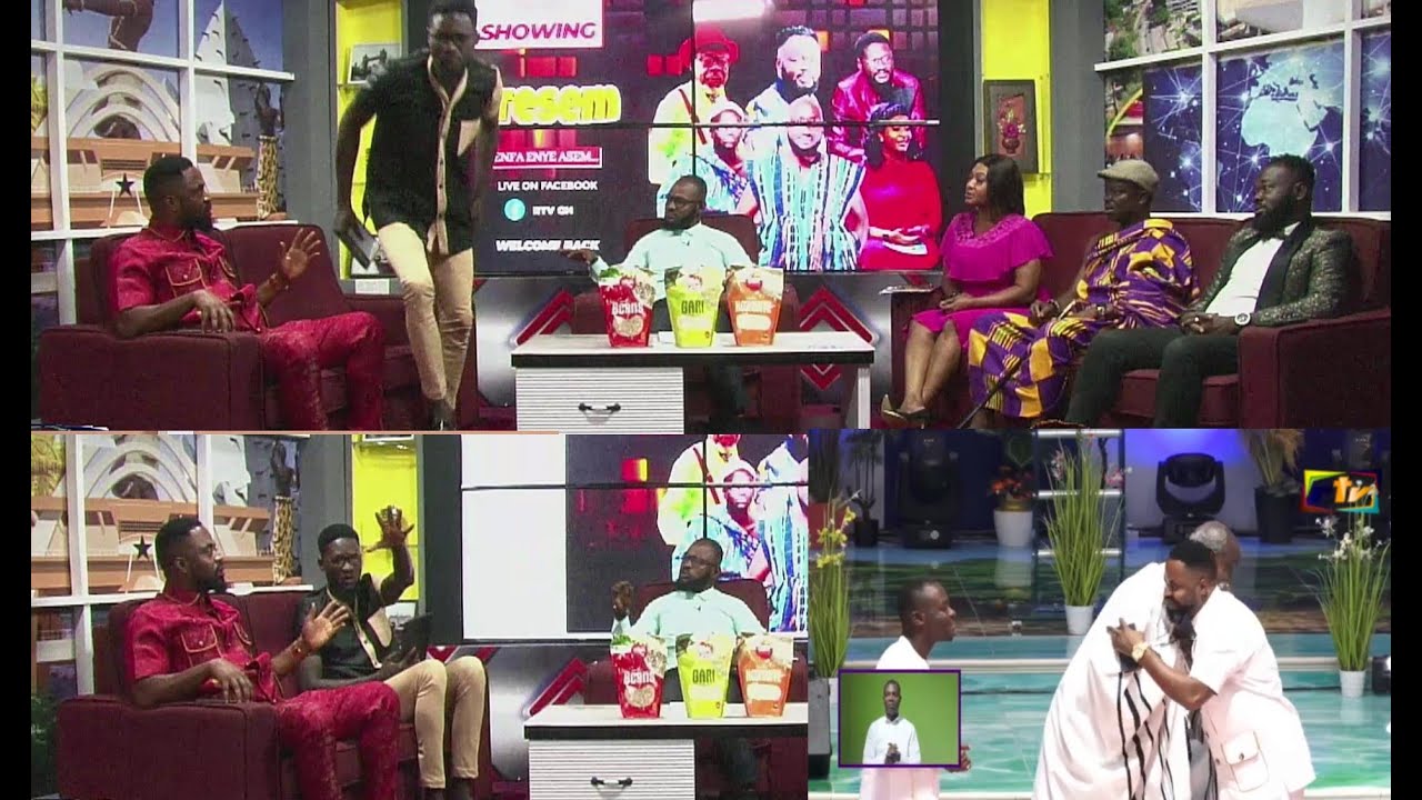 Sean Paul angrily😱walk out😬 on rtv ceo live on tv.RTV & Adom Kyei Duah  finally smoke the peace pipe