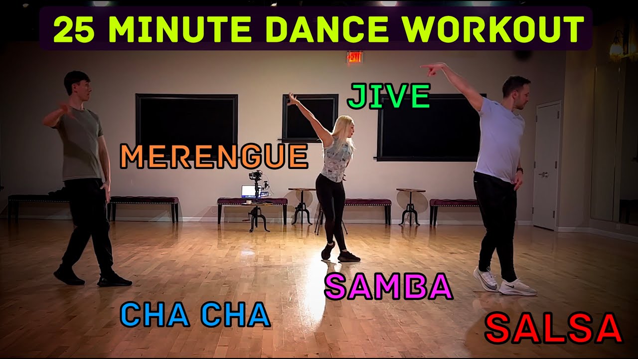 25 Minute Dance Workout - Cha Cha, Samba, Merengue, Salsa, Swing, Jive | Follow Along