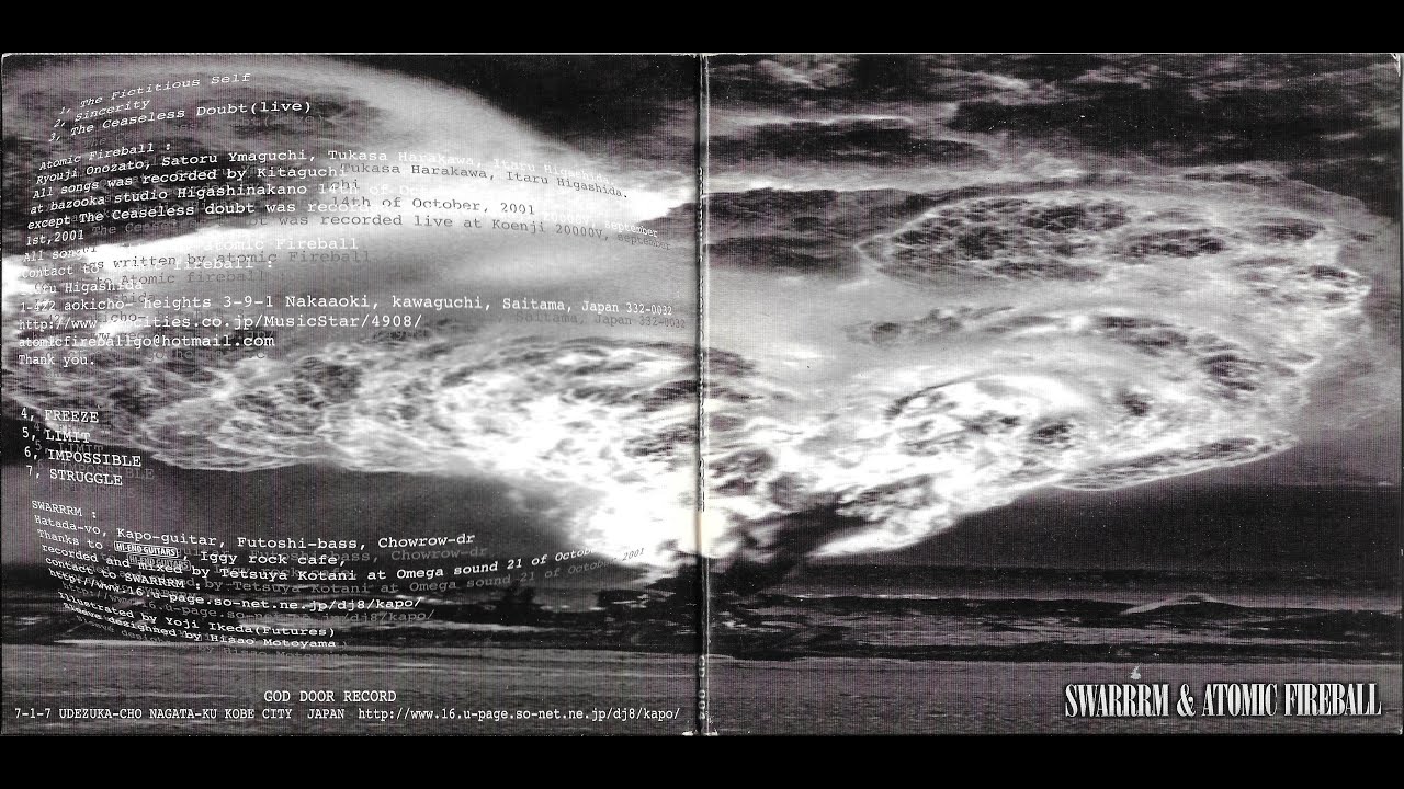 ATOMIC FIREBALL / SWARRRM Split (God Door GD-004) FULL ALBUM