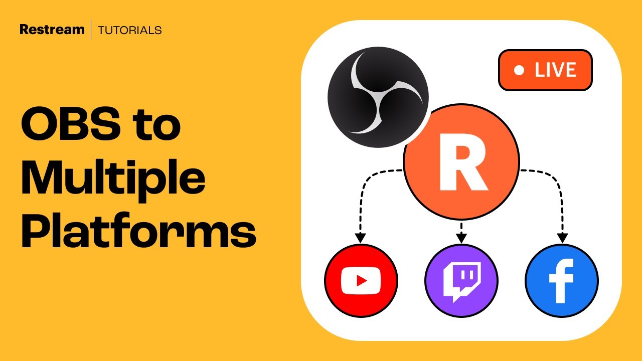 How to Live Stream From OBS to Multiple Platforms