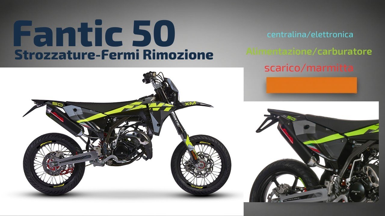 Fantic 50cc fermi, strozzature, limitatore giri centralina