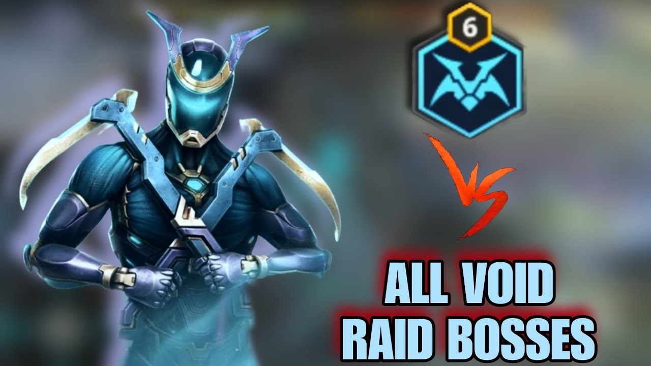 Shadow Fight 3 : MAX LEVEL Void Anibot Set VS ALL VOID RAID BOSSES! 🔥