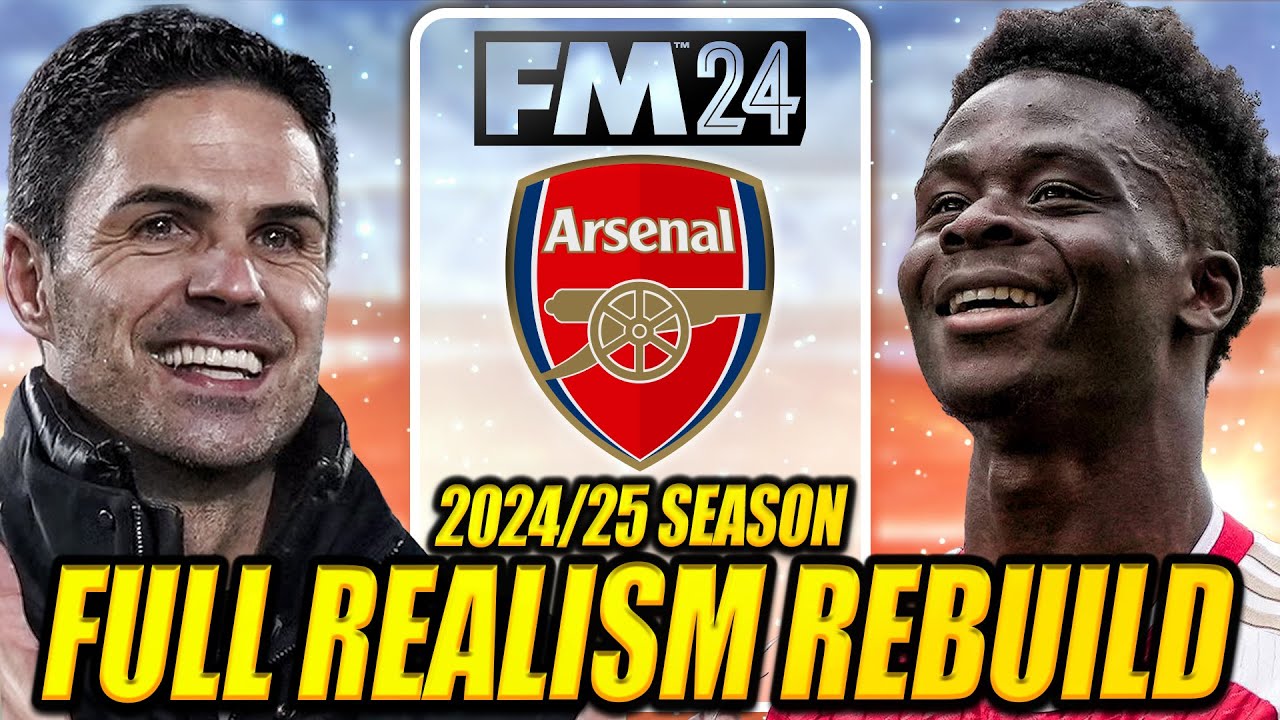 I Rebuilt Arsenal in FULL REALISM in this FM24 Rebuild!