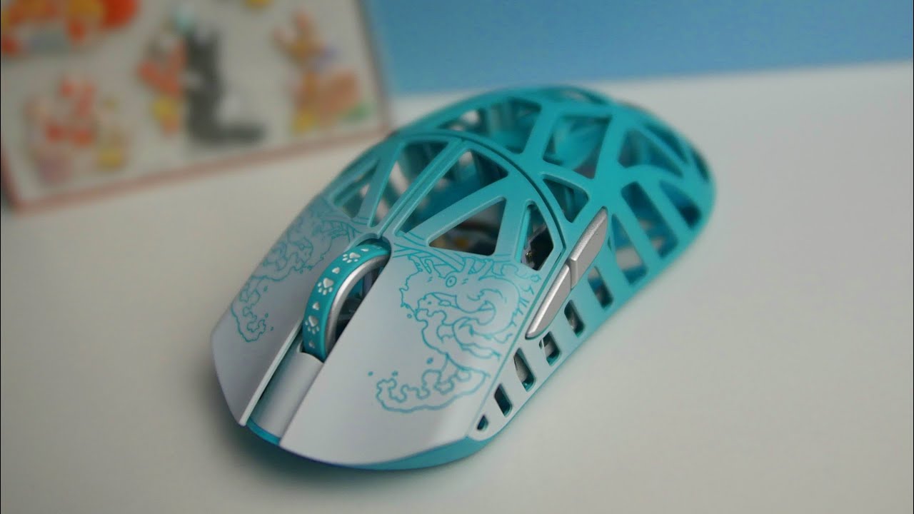 Unboxing, Ersteindruck und kurzer Spieletest meiner neuen Gaming Maus! | WLMouse BeastX Weiß Blau