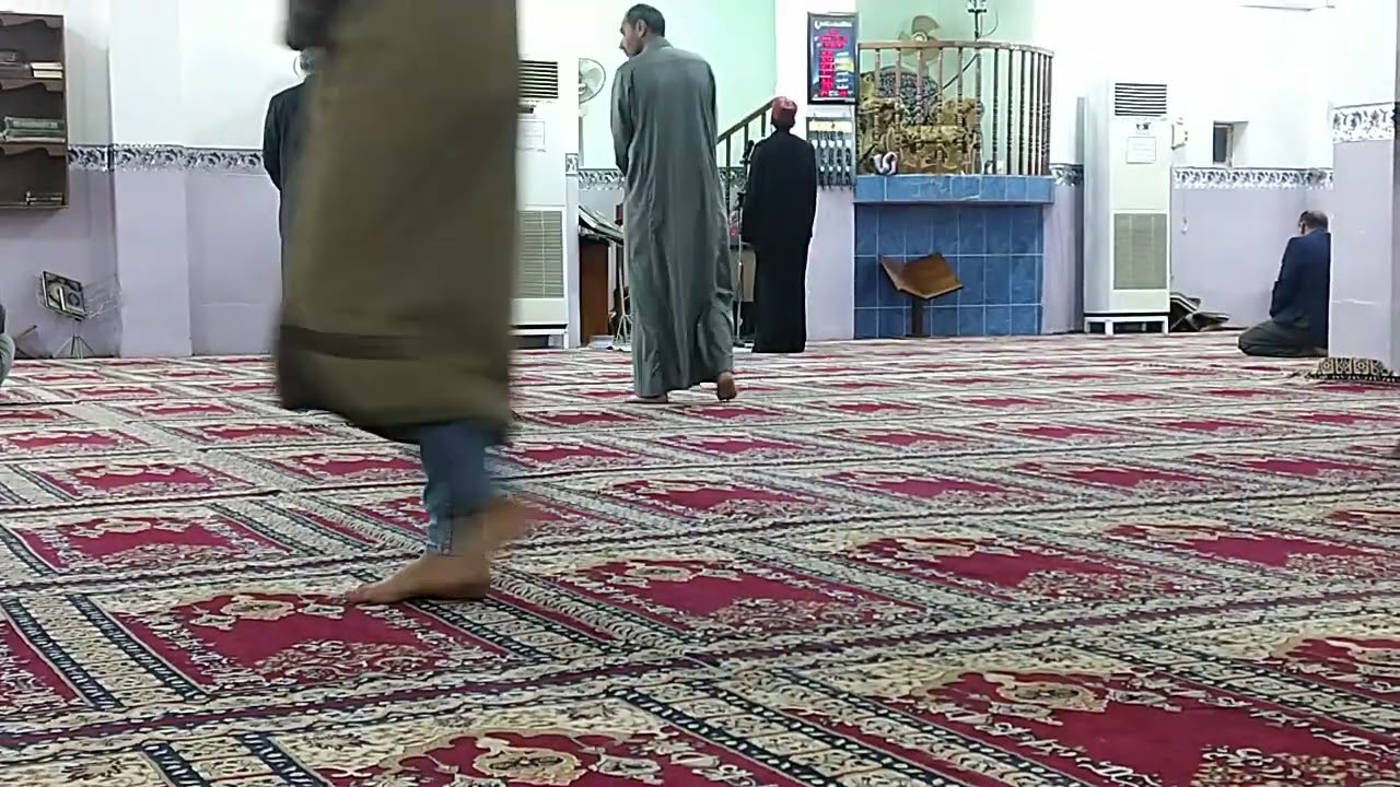 اذان الفجر بصوت المؤذن بشار ستير ربيع مقام البيات جامع الخضر في هيت /الأنبار