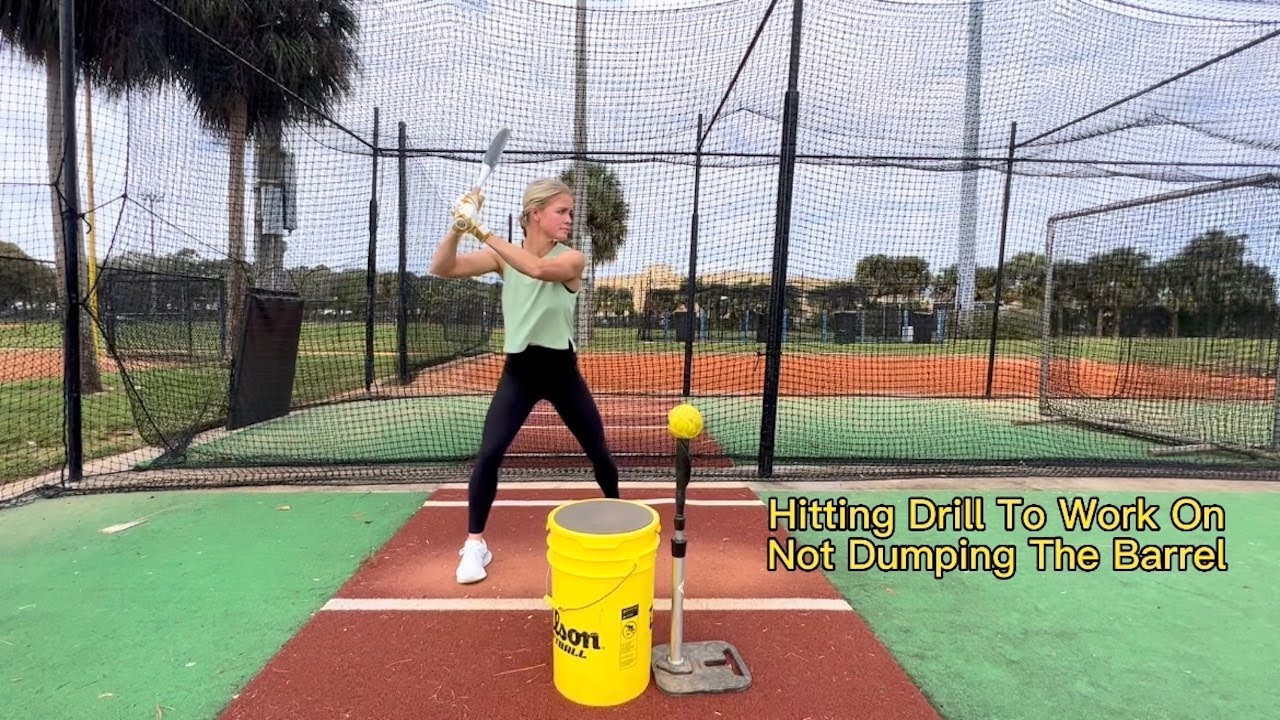 Hitting Drill To Work On Not Dumping The Barrel