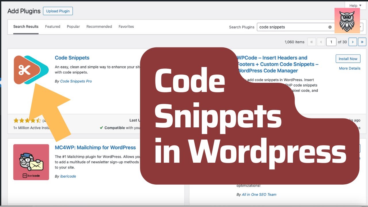 Использование плагина &laquo;Фрагменты кода&raquo; в WordPress | Добавление функций без редактирования файла ...