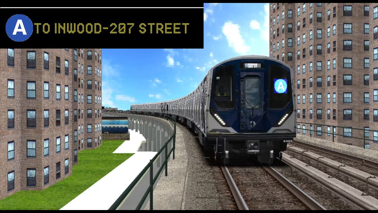 OpenBVE (A) Far Rockaway To Inwood-207 Street (R211A)