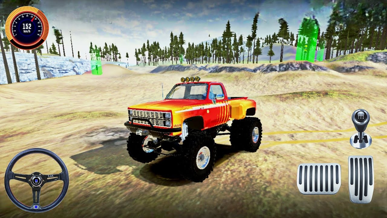Monster Truck Offroad Outlaws 🔥 Daldal, Pahad & Full Speed Fun | 10 Min Gameplay |