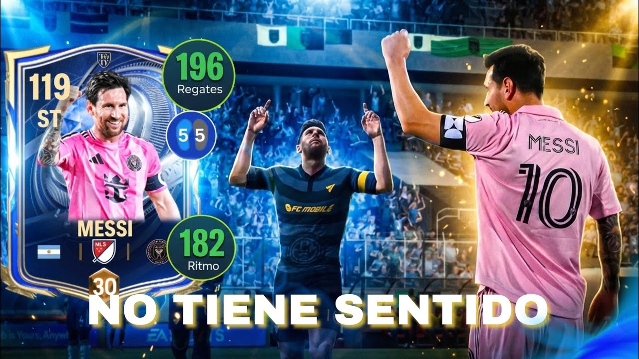 Analisis de la carta TOTY Messi ST 114/ Regates mágicos, el GOAT Fc mobile 🐐