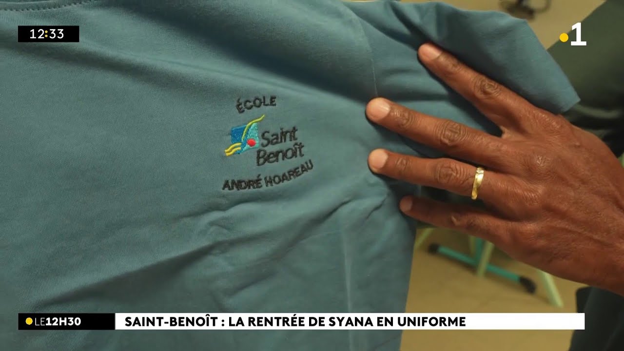 A Saint-Benoît, l’école André Hoarau expérimente l’uniforme. Siana, 7 ans, a fait sa rentrée en CP