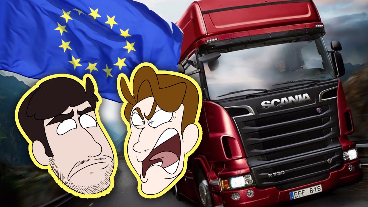 SuperMega Plays EURO TRUCK SIMULATOR