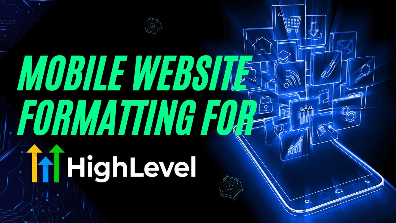 How To Edit and format Mobile Version Websites/Landing Pages In Go Highlevel!