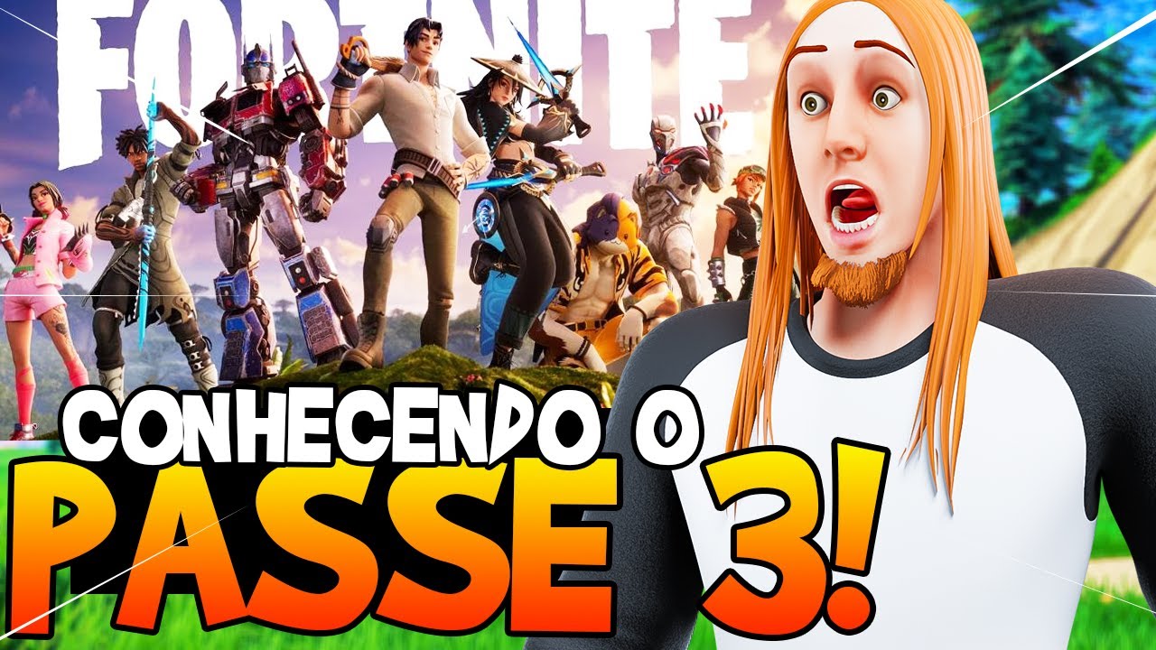 REAGINDO AO NOVO PASSE DE BATALHA 3 CAPÍTULO 4 - FORTNITE BATTLE ROYALE
