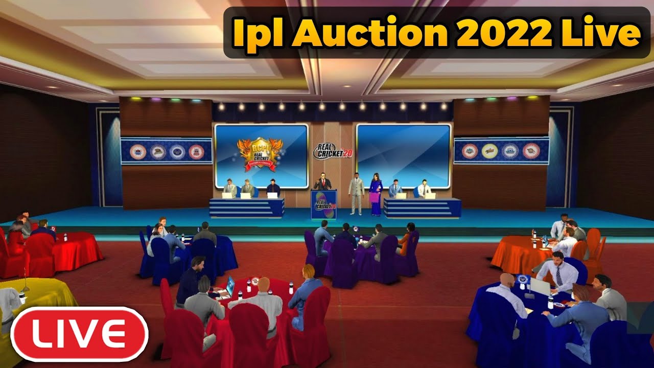Real Cricket ™ 20 Rcpl ( Ipl ) Auction 2022 With Mi Team #Ipl2022