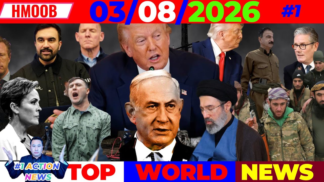 3/8/2026 (PM)🎯IRAN XAIV TAU NOM TSHIAB, KURDS THIM XAV, ISRAEL-MEKAS TSIS XAV SIB XWS USA-ASIA NEWS