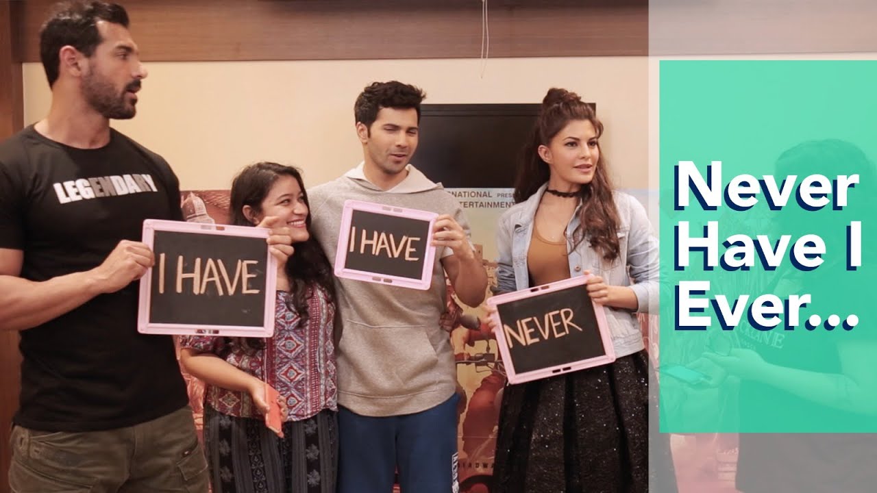 Never Have I Ever With Varun Dhawan, John Abraham & Jacqueline Fernandez | Dishoom | MissMalini