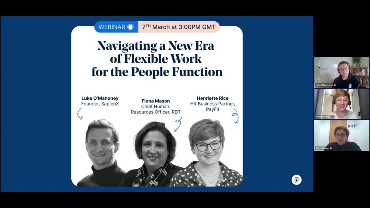 [Webinar Replay] Navigating a New Era of Flexible Work for the People Function   PayFit Webinar